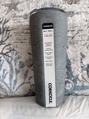 Corkcicle Stone Gray Insulated Tumbler